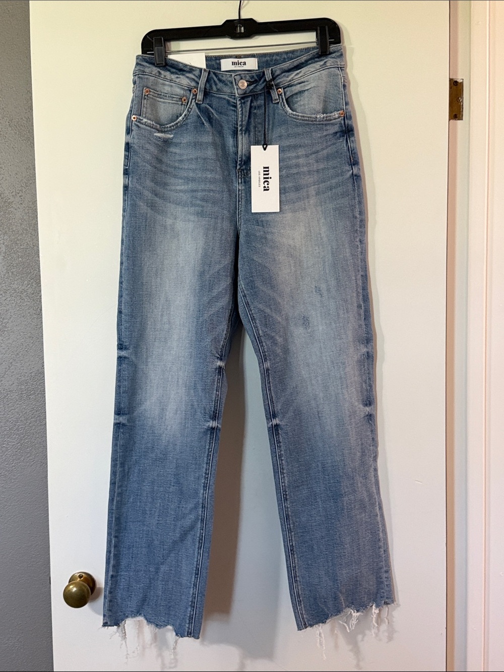 M.I.C.A. Light Blue Straight Leg Jeans - Women's